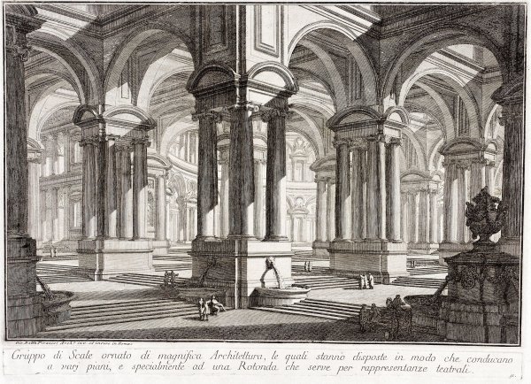 Джованни Баттиста Пиранези бумажная архитектура