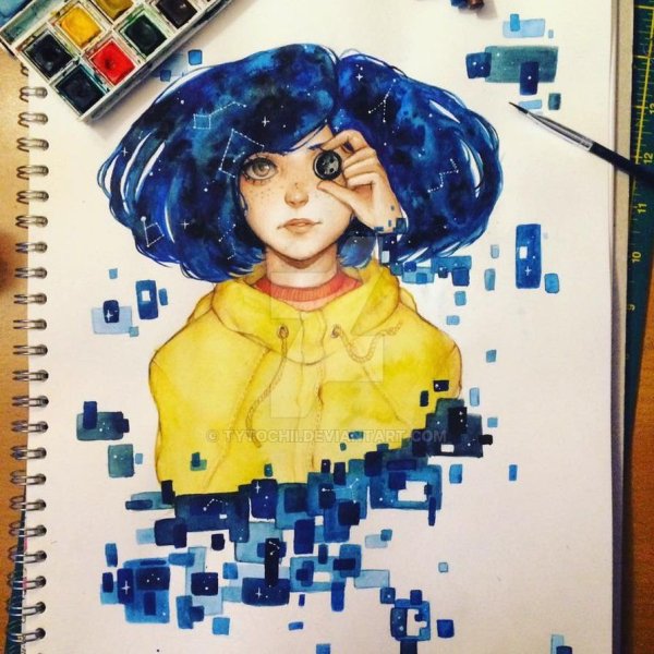 Каролина в стане кошмаров рисоватьт