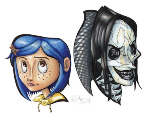 Коралина скетчи