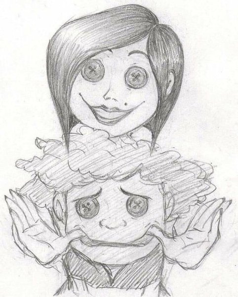 Коралина Джонс раскраска