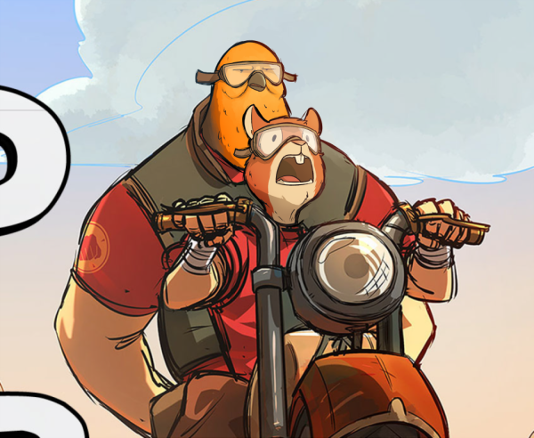 Tf2 Heavy в комиксе