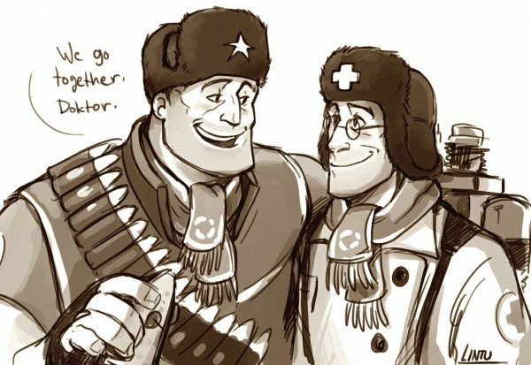 Tf2 Heavy and medic