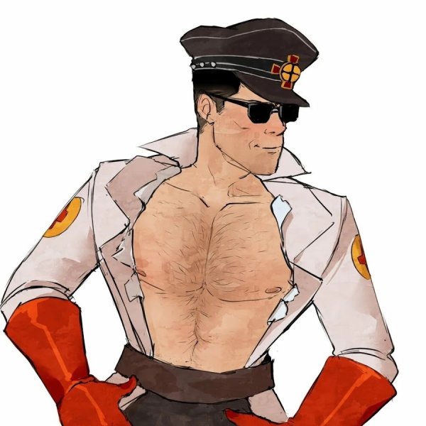 Team Fortress 2 медик грудь