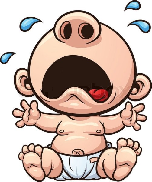 Мальчик плачет