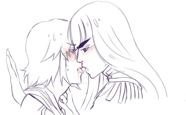 Скетч поцелуй Юри