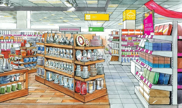 Магазин рисунок