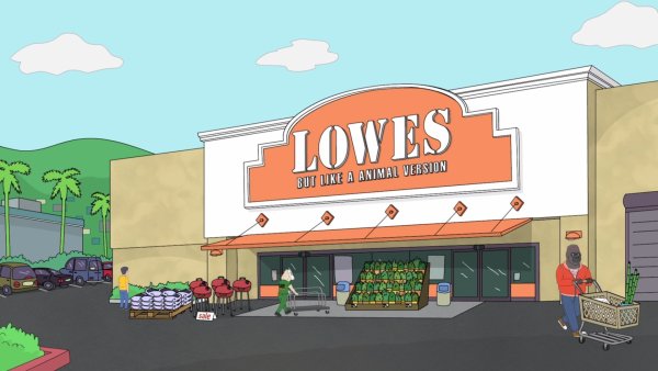 Продуктовый магазин мультяшный