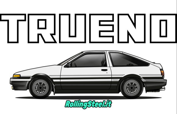 Toyota ae86 Trueno контур