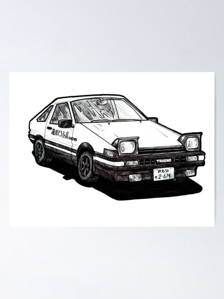 Toyota ae86 Trueno Art