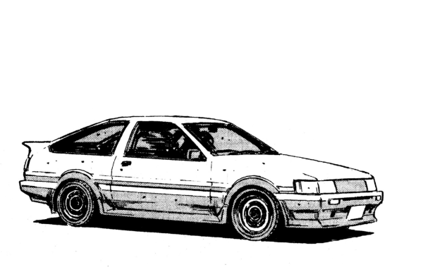 Toyota Corolla Levin ae86 initial d