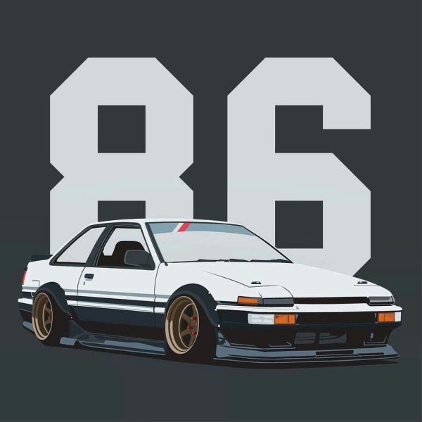 Toyota ae86 Art JDM