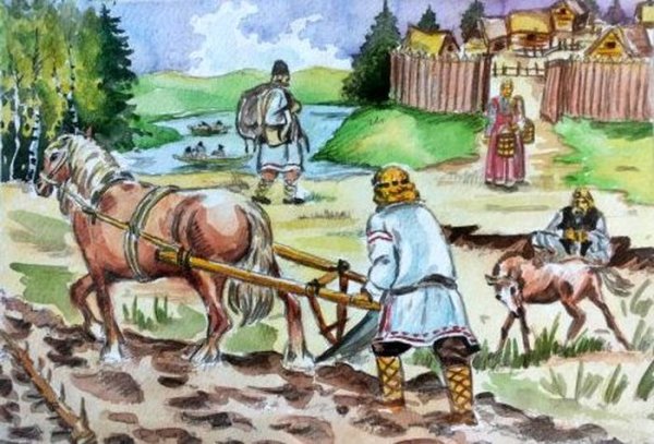 Древняя Русь славяне земледелие