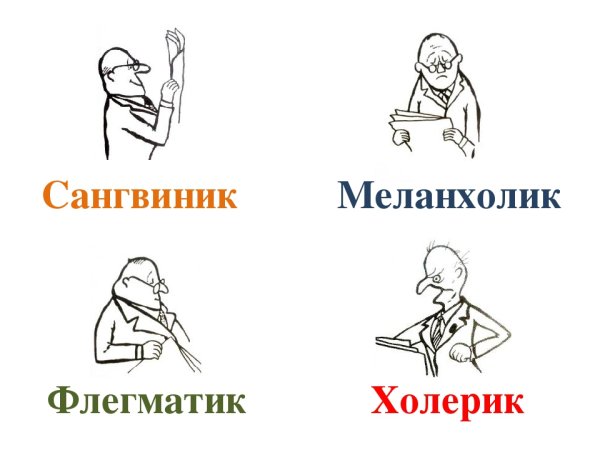 Холерик сангвиник флегматик меланхолик