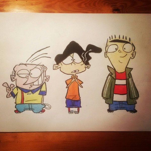 Эд и Катя рисунки