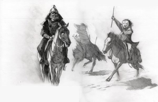 Татаро-Монголы Хан рисунок