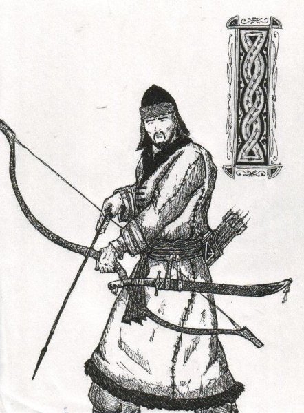 Татаро монгольские лучник