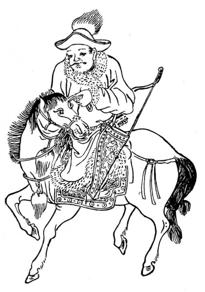 Татаро-Монголы Хан рисунок