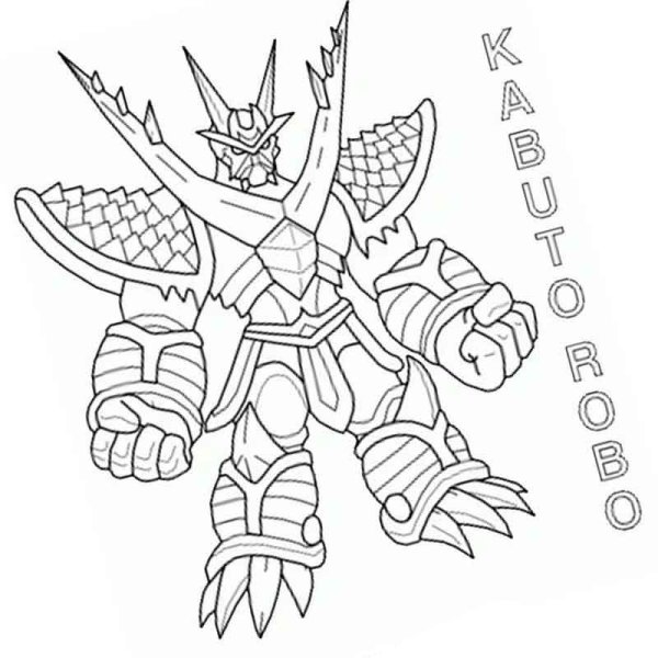 Раскраски бакуганы Драго