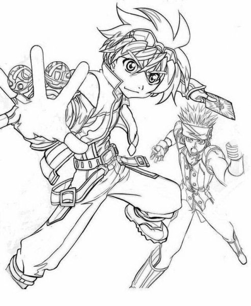 Раскраски бакуган Драго