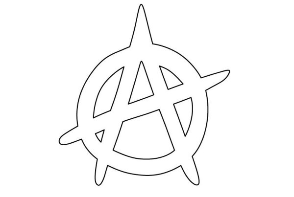 Анархия трафарет