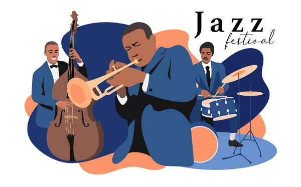 Джаз на белом фоне