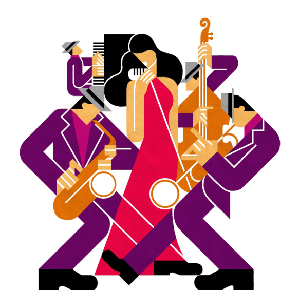 Музыкант Векторная