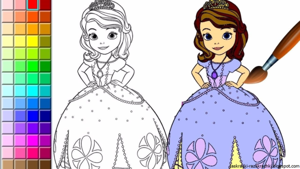 Рисонок Принсеса Сафия