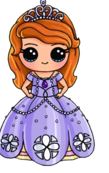 Раскраска принцесса Дисней София