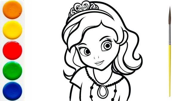 Девочка на сахарной бумаге