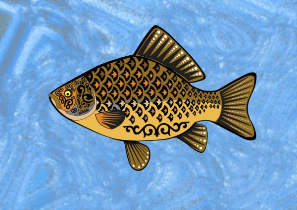 Карась мультяшный