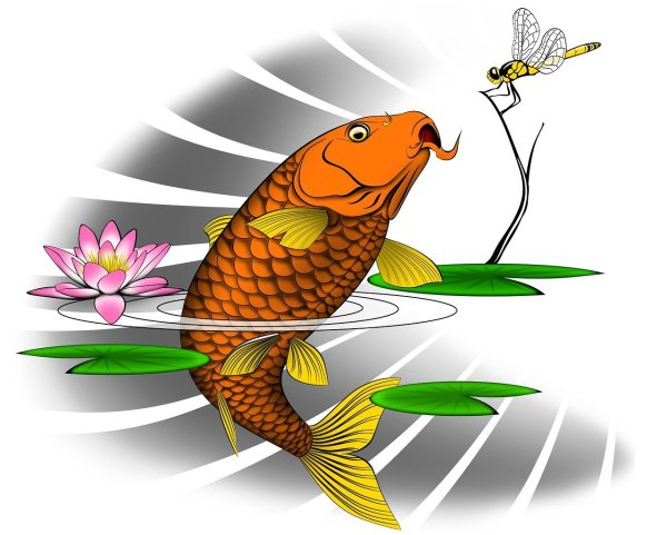 Карась вектор