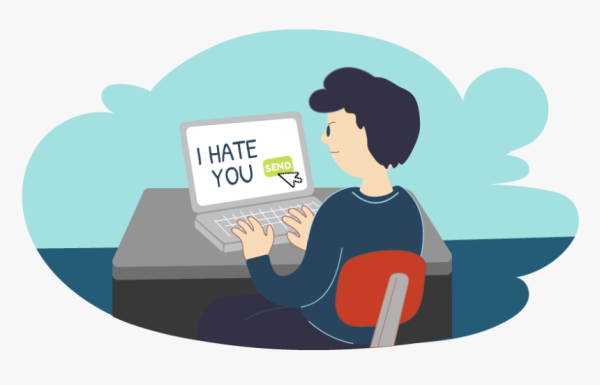 Интернет травля рисунок