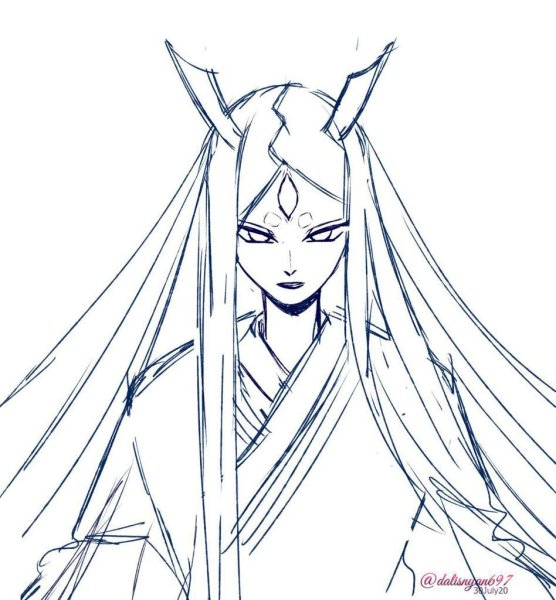 Кагуя Ооцуцуки улыбка