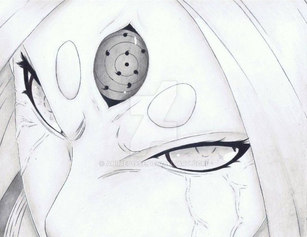 Кагуя Ооцуцуки глаза