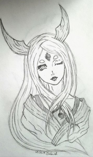 Кагуя Ооцуцуки скетч