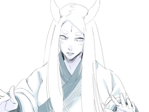 Кагуя Ооцуцуки арт