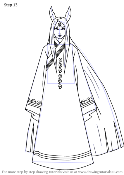 Наруто Ооцуцуки Кагуя в полный рост