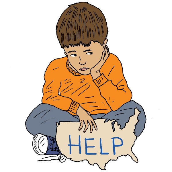 Бедность рисунок