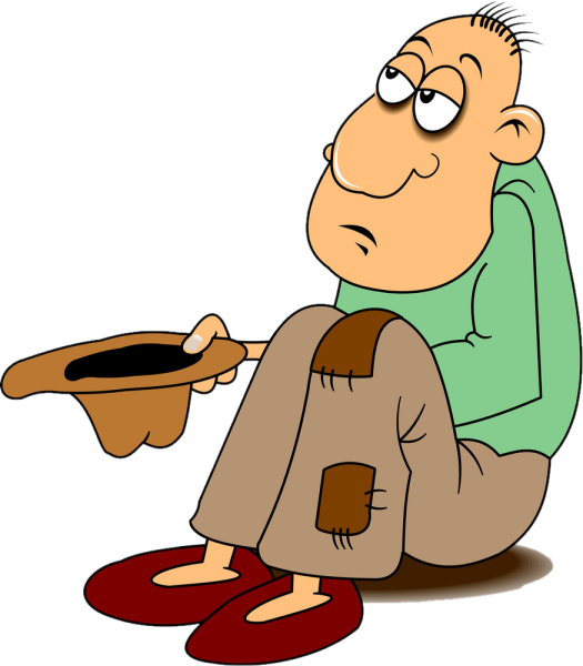 Бедность иллюстрация