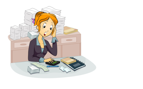 Бухгалтер мультяшный