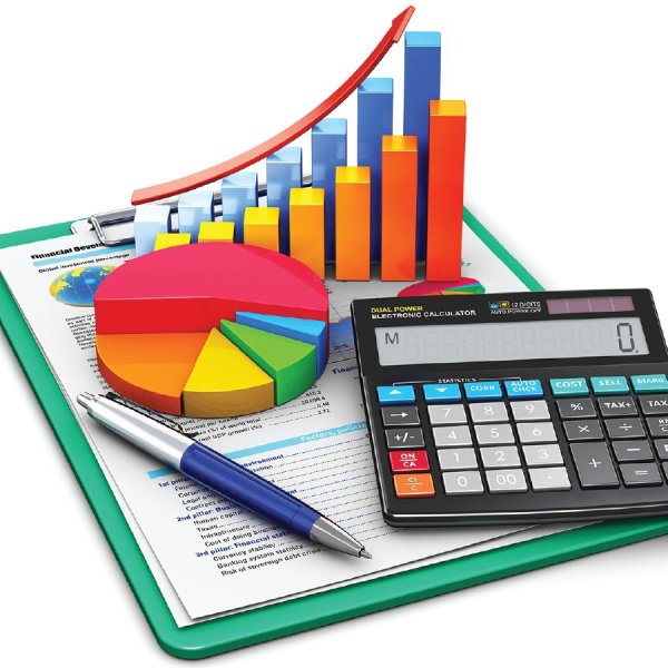 Бухгалтерский учет на прозрачном фоне