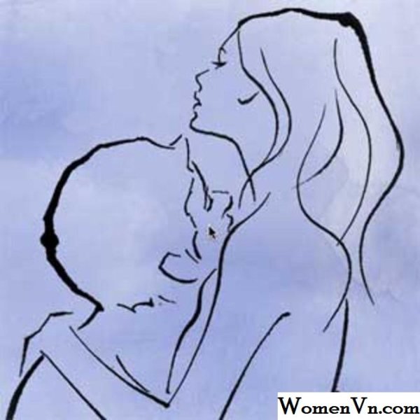 Картина женщина сверху в контуре