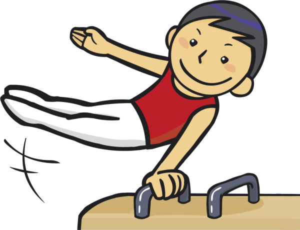 Спортивная гимнастика раскраска