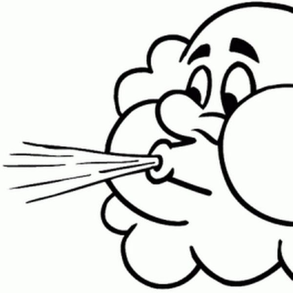 Ветер рисунок