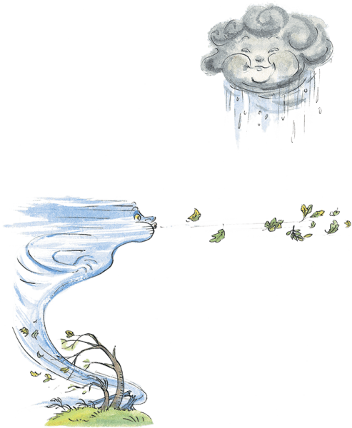 Изображение ветра для детей