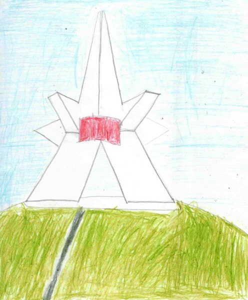 Курган бессмертия Брянск контур