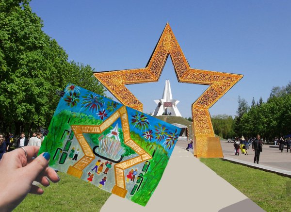 Памятник самолёт Брянск рисунок