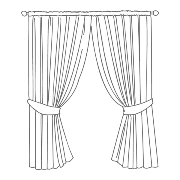 Шторы раскраска