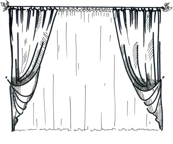 Эскизы штор