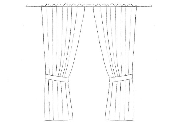 Шторы для раскрашивания